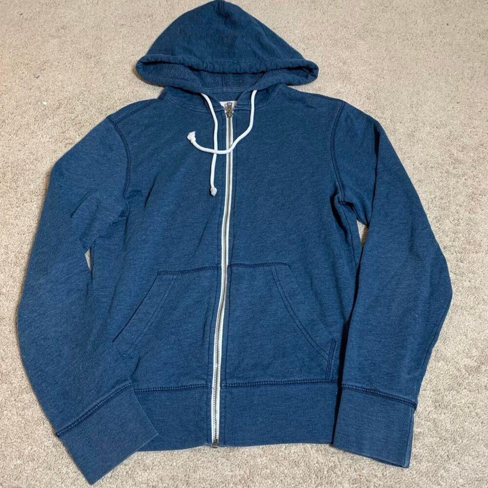 Aeropostale Women's Blue and Navy Hoodie